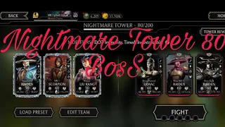 Mk Mobile: Nightmare Tower Boss 80 🔥🔥