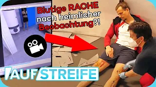 “Ich wurde HALBNACKT gefilmt!” 😣 Rache endet in blutiger Scherben-Attacke! | Auf Streife | SAT.1