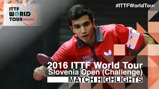 2016 Slovenia Open Highlights: Helshan Weerasinghe vs Miguel Vilchez (Qual)