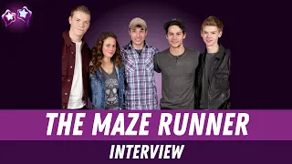 The Maze Runner Cast Interview: Will Poulter, Kaya Scodelario, Thomas Brodie-Sangster, Dylan O'Brien