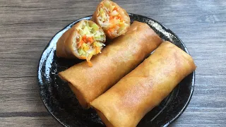 Spring Roll - Traditional Chinese New Year Food 中國傳統新年食品春捲