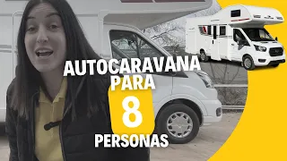 👨‍👩‍👧‍👦 FAMILIA NUMEROSA 👩‍👩‍👧 ¡La AUTOCARAVANA perfecta para hasta 8! Autocaravana familiar