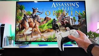 Assassin's Creed: Origins (60FPS NEXT-GEN UPDATE) PS5 POV Gameplay Test, Unboxing