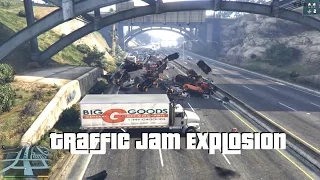 GTA 5 - Traffic Jam Explosion