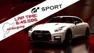 (Gran Turismo™SPORT) 2017 Nismo GT-R at Nordschleife (RECORD LAP TIME of 6:45.586)