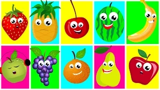 Ten In The Bed | Fruits Nursery Rhymes For Kids | Learn Fruits Songs For Toddler | kids  tv