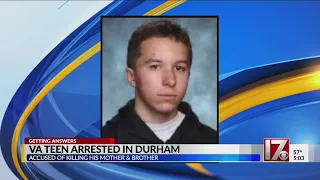 Virginia teen accused of killing mom, brother appears in Durham court