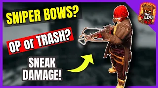 SNIPER Bows ... OP or TRASH? You JUDGE! 7 Days To Die Alpha 20 @Vedui42