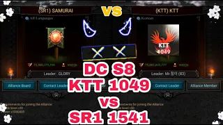 Clash Of Kings : DC S8 SR1 1541 vs KTT 1049 EPIC Match | Must Watch