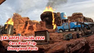 [5K-60FPS] - Cars Road Trip (Onride) 2024 - Disneyland Paris