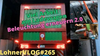 LohnerVLOG#265 Strautmann Tera Ladewagen  I LED Beleuchtung I PU I Siliermittelanlage I Fendt Xylon