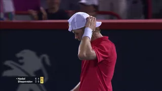 Denis Shapovalov stuns Rafael Nadal in Montreal