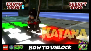 *HOW TO UNLOCK  KATANA*  SECRET BOSS - Lego DC Super Villains