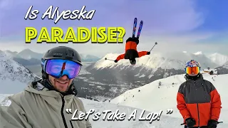 How is this possible? Skiing  with Kai Jones in paradise #ski #skiing #backflip