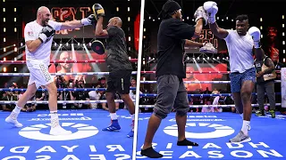 Tyson Fury vs Francis Ngannou OPEN TRAINING - HIGHLIGHTS | BOXING FIGHT HD