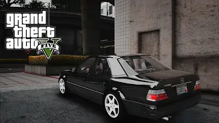 GTA 5 Mod - Mercedes-Benz E500 (W124) - RAW 4K Gameplay