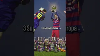 Títulos de Messi con el Barcelona