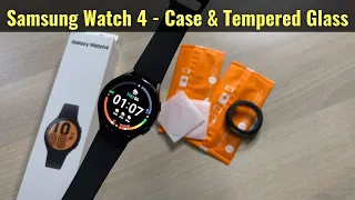 Samsung Galaxy Watch 4 44mm Case & Tempered Glass Screen Protector