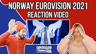 Norway | Eurovision 2021 Reaction | TIX - Fallen Angel | Eurovision Hub