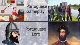 Portuguese gameplay VS lore