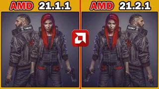 AMD Driver (21.1.1) vs (21.2.1) Test in 5 Games | 2021 |1080p