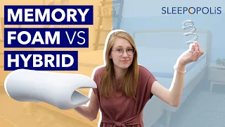 Memory Foam Vs Hybrid Mattress - Which Type Is Best For You?