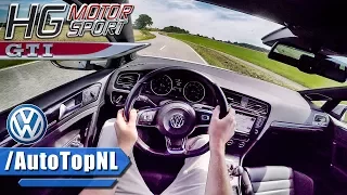 380HP VW Golf GTI MK7 POV Test Drive HG Motorsport by AutoTopNL