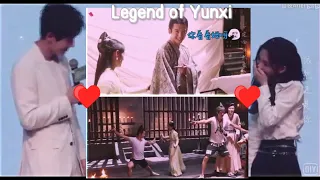 [ZhangZeHan & JuJingYi] All sweet moments together - Behind the scenes Legend of Yunxi