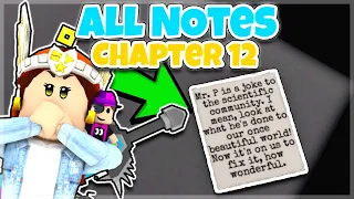 ALL NOTES IN Piggy [BOOK 2] CHAPTER 12! | FINAL CHAPTER | Roblox Piggy