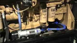 Hotstart engine heater installation