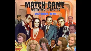 Match Game Saturday Night Classics - October 15th, 2022