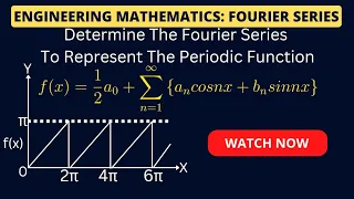 Fourier Series: How To Determine Fourier Series | Example 1