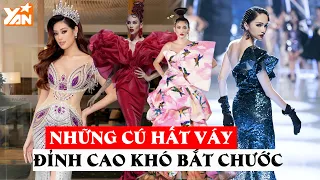 Những màn đá váy "thách người bắt chước": Hương Giang - Khánh Vân "thầy nào trò nấy"