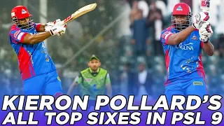 PSL 9 | 📽️ Kieron Pollard's All Top Sixes in HBL PSL 2024 | HBL PSL 9 | M2A1A