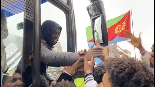 'BINI! BINI! BINI!' 🇪🇷 CRAZY ERITREAN FANS IN GENT-WEVELGEM 2023 🤩