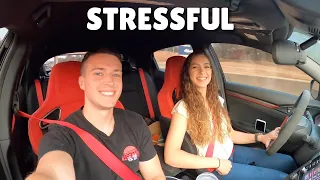 Teaching my Wife to drive my Civic Type R!