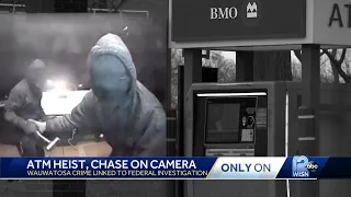 ATM heist, chase caught on camera