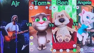 Ajr vs Tom vs Ben vs Angela who is the best ?👌🤣😍(world smallest voilin song)Tom the singer