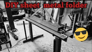 DIY sheet metal bender / brake all made with basic tools