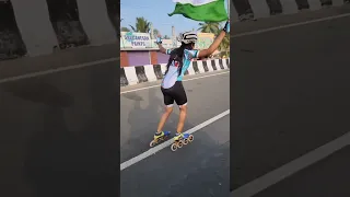 15 years old girls breaks world record in skating #shorts #chennai #worldrecord