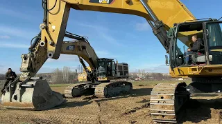 Transporting Caterpillar & Liebherr Excavators & Dozers - Mega Machines Channel Movies - 4k