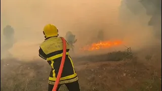 Пожар во французском кемпинге: виновата жара