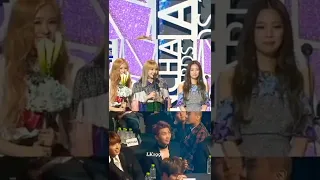 BTS reaction to Lisa speech..❤️ their reaction...is priceless #blackpink