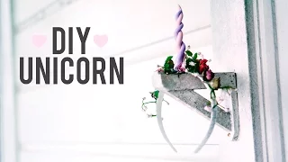 Unicorn DIY Floral Headband Costume I Halloween
