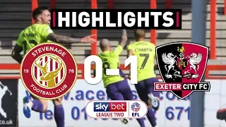 HIGHLIGHTS: Stevenage 0 Exeter City 1 (10/8/19) EFL Sky Bet League Two
