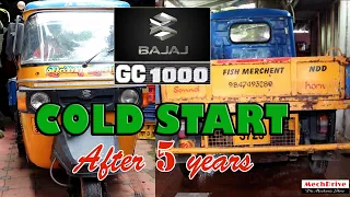 COLD START - Bajaj GC1000 Pickup (After 5 years)