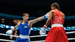 Abdumalik Khalokov (UZB) vs. Keevin Allicock (GUY) IBA World Boxing Championships 2023 (57kg)