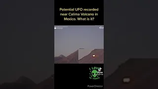 UFO appears near a volcano and is captured on camera #shorts