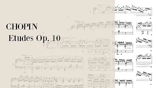 CHOPIN Etudes Op. 10 - Sheet Music/Music score