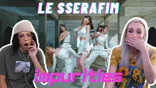 COUPLE REACTS TO LE SSERAFIM (르세라핌) 'Impurities' MV